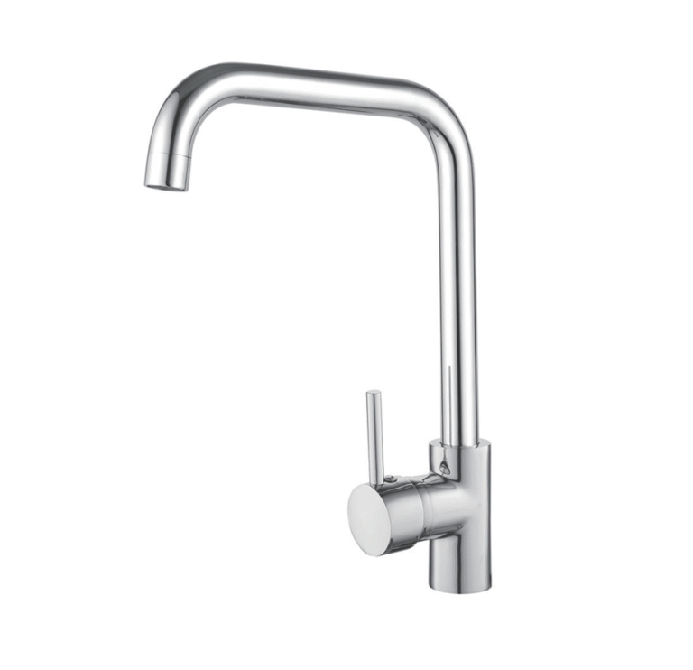 CD ROMA CROMO MONOCOMANDO COCINA PICO ALTO RECTO ( CJMSS18015CR )