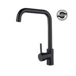 CD ROMA NERO MONOCOMANDO COCINA PICO ALTO RECTO AC. INOX. ( CJMSS18015NE )