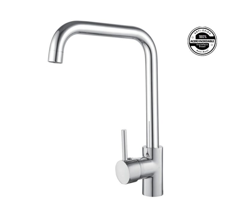 CD ROMA INOX MONOCOMANDO COCINA PICO ALTO RECTO ( CJMSS18015 )