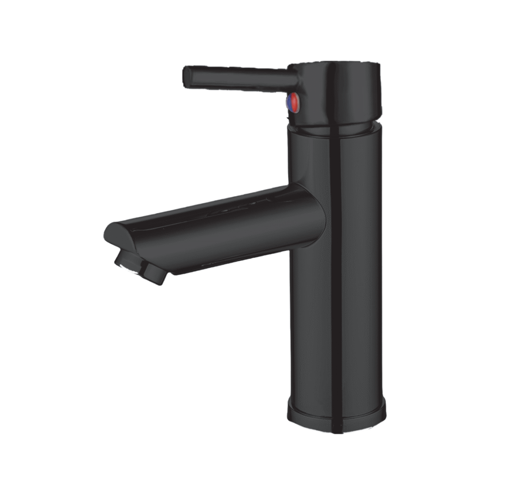 CD ROMA NERO MONOCOMANDO LAVATORIO ( CJMSS18054NE )