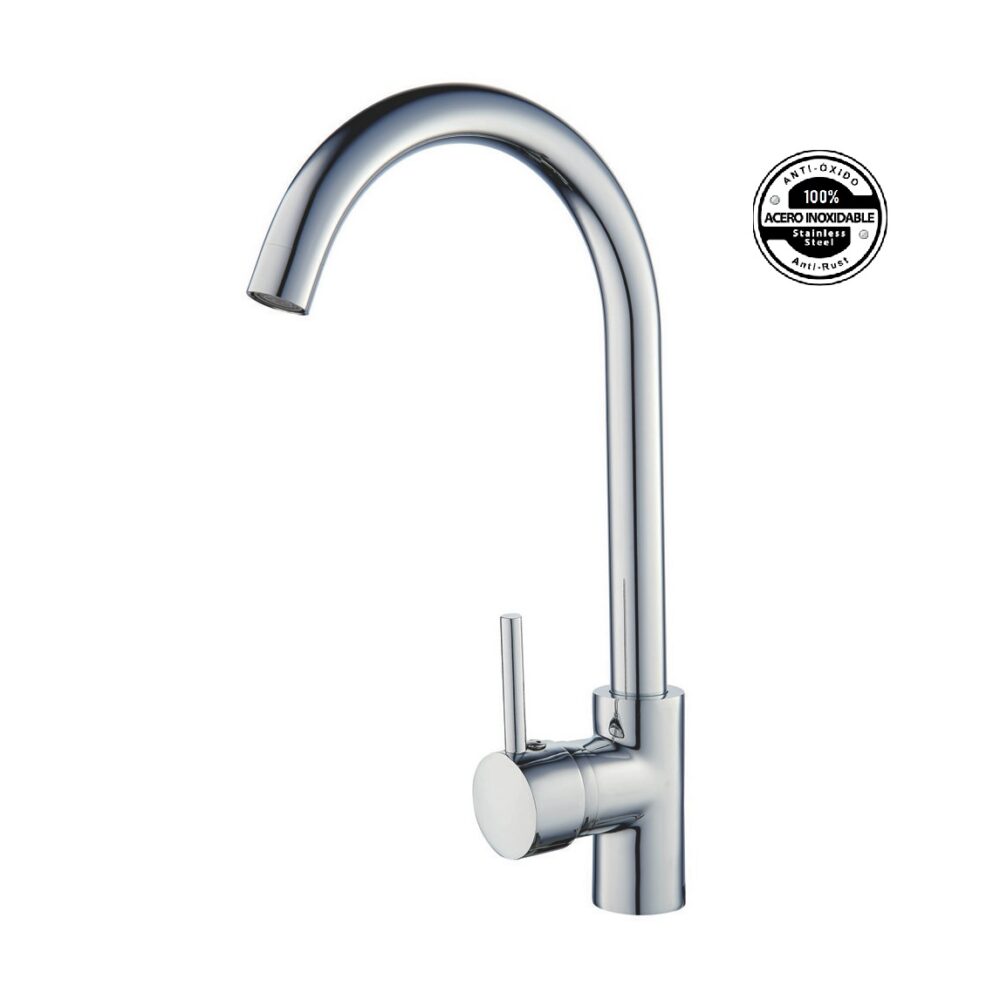 CD ROMA INOX MONOCOMANDO COCINA PICO ALTO CURVO ( CJMSS3505D )