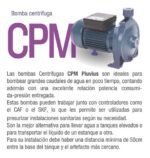 BOMBA CENTRIFUGA CPM 130-1/2 HP PLUVIUS ( 2324 )