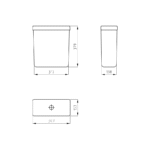 LIMAY DEPOSITO APOYAR CON DESCARGA DUAL FERRUM ( DCW4A-B )