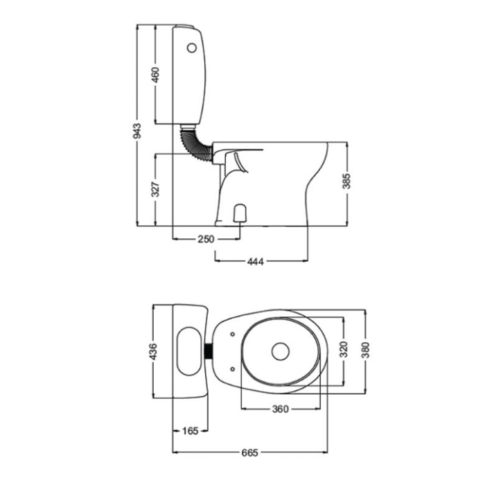 ATUEL DEPOSITO APOYAR C/DESCARGA DUAL FERRUM ( DWA6F B )