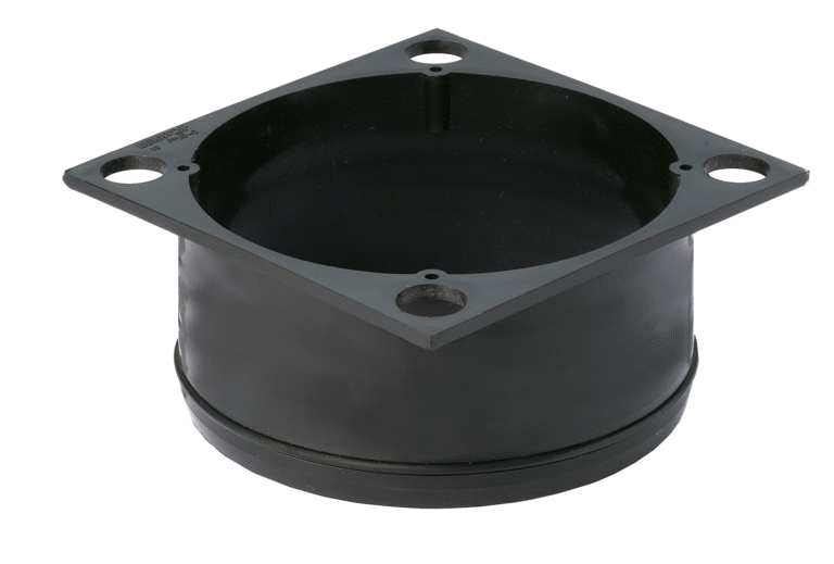 PORTAMARCO MACHO 110 P/REJA 12 x 12 DURATOP X NEGRO