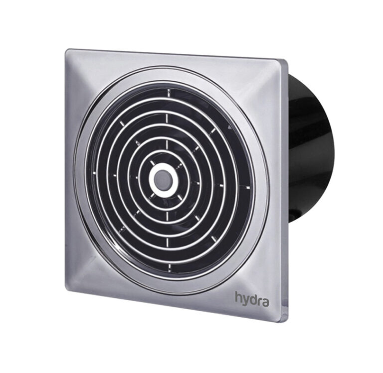 EXTRACTOR DE AIRE 4" 80 M3/H CROMADO HYDRA