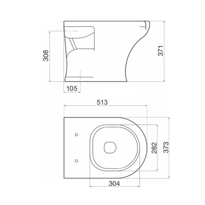 VENETO INODORO CORTO FERRUM ( ITCMJ B )