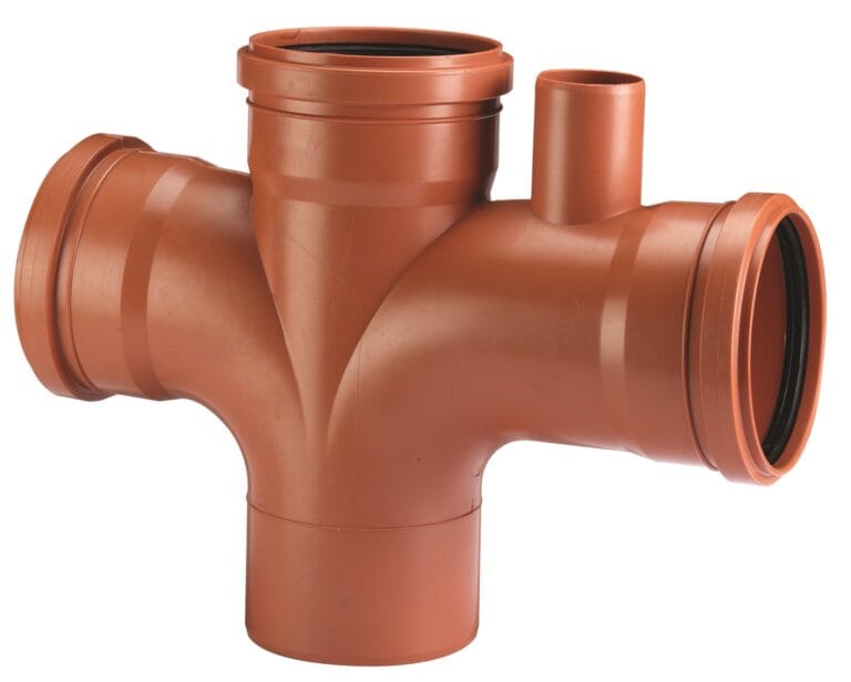 RAMAL DOBLE VENT. 180* 110x110 DURATOP MARRON