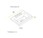 SCHNEIDER MESADA 40 cm TERRA