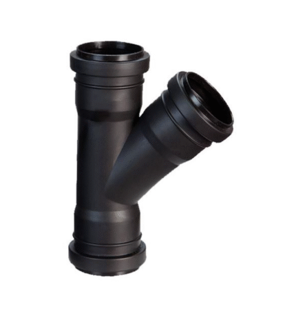 RAMAL SIMPLE 45* 63X050 DURATOP X NEGRO