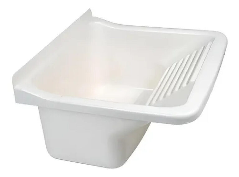 PILETA LAVADERO PVC BLANCA 24 LTS. WATERPLAST ( PB24 )
