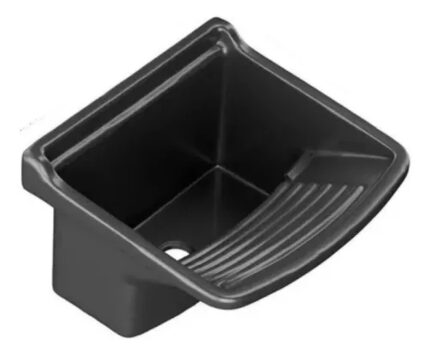PILETA LAVADERO PVC NEGRA 24 LTS. WATERPLAST ( PN24 )