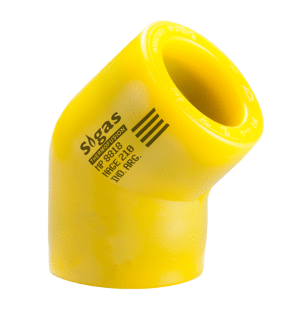 CODO NORMAL 45* 50mm SIGAS THERMOFUSION