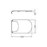 BARI TAPA BIDET herr metalico FERRUM ( TBK )