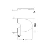 MARINA TAPA BIDET FERRUM (THB1U)
