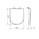 BARI ASIENTO INODORO PLASTICO FERRUM ( TKWP B )