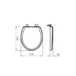 Traful Asiento Universal Pp Ferrum X Unidad ( Tsw1 B )