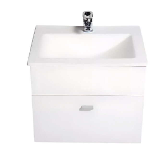 RIO VANITORY BLANCO COLGANTE 50x37x40 PUERTA VOLCABLE ( V1001 )