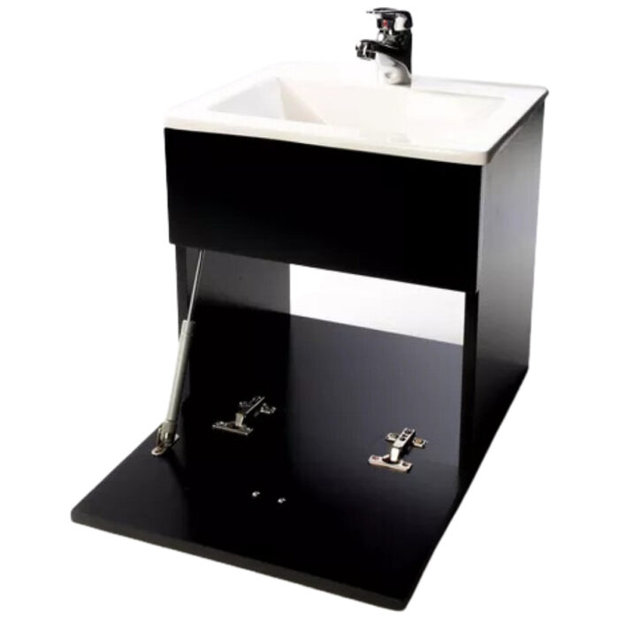 RIO VANITORY NEGRO COLGANTE 50x37x40 PUERTA VOLCABLE ( V1002 )