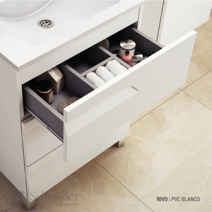 SCHNEIDER RIVO VANITORY 100 PVC BCO ( V100RB )