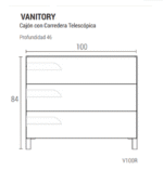 SCHNEIDER RIVO VANITORY 100 WENGUE ( V100RW ) SCHNEIDER RIVO VANITORY 100 WENGUE ( V100RW )