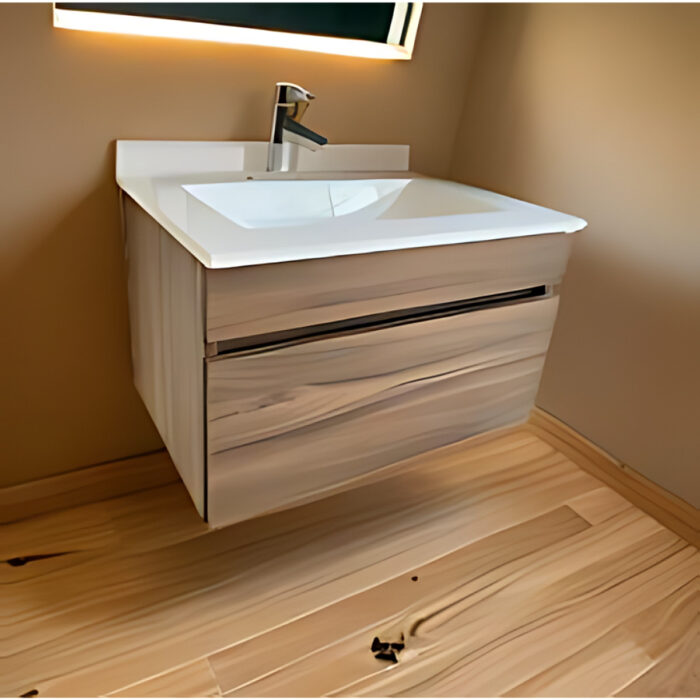 RIO VANITORY COLOR MADERA COLGANTE 50x37x40 PUERTA VOLCABLE ( V2001 )