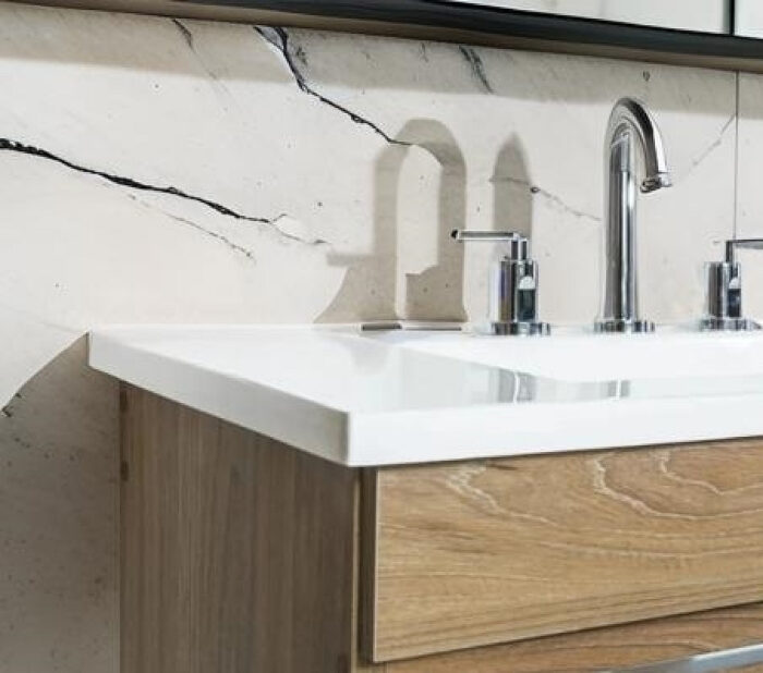 RIO VANITORY COLOR MADERA COLGANTE 50x37x40 PUERTA VOLCABLE ( V2001 )