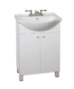 AMUBE IRIS VANITORY BCO. 55 x 44 x 83 cm 2 ptas. C/MESADA LOZA 3 AG. ( PARA ARMAR )