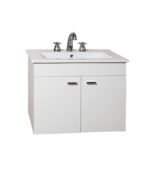 AMUBE NIZA VANITORY BCO. COLGAR 62 x 40 x 48 cm 2 ptas. C/MESADA LOZA 3 AG. ( PARA ARMAR )