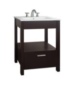 AMUBE MEDITERRANEO VANITORY WENGUE 62 x 40 x 82 cm 1 cajon C/MESADA LOZA 3 AG. ( PARA ARMAR )