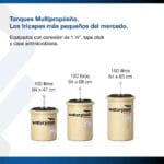 Tanque Multiproposito Tricapa 100 Lts. Waterplast ( T100 )