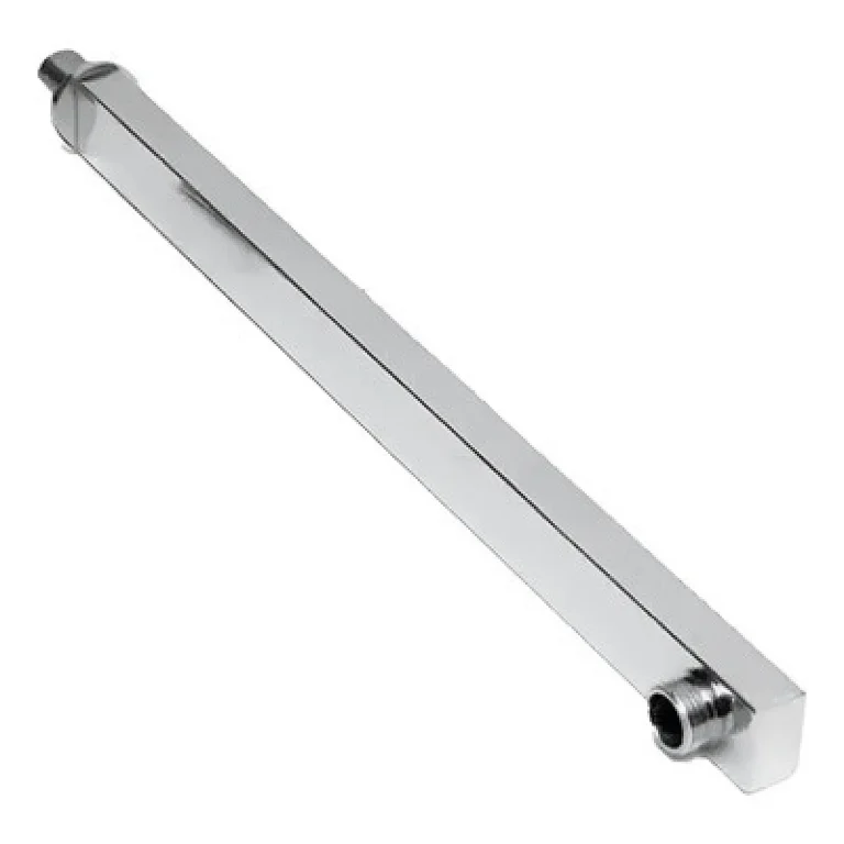 CD BRAZO DUCHA CAÑO CUADRADO 40 cm ACERO INOX. ( S20 )